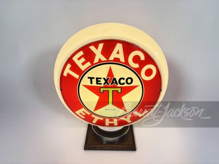 CIRCA 1933 TEXACO ETHYL GAS PUMP GLOBE