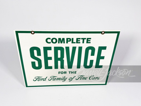 1958 FORD EDSEL SERVICE TIN SIGN