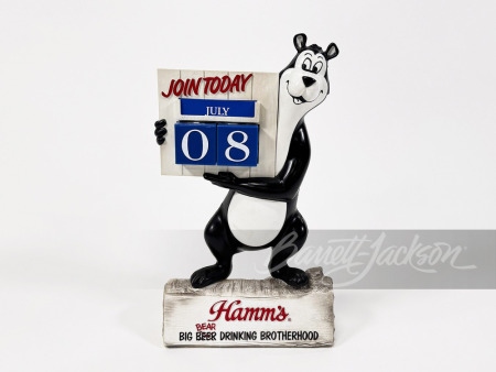 CIRCA 1960S HAMM'S BEER STAND-UP CALENDAR