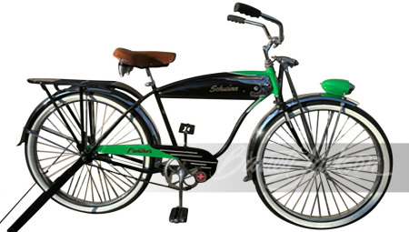 1952 SCHWINN GREEN PANTHER BICYCLE