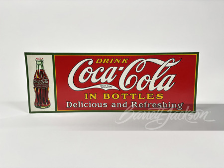 1931 COCA-COLA EMBOSSED TIN SIGN