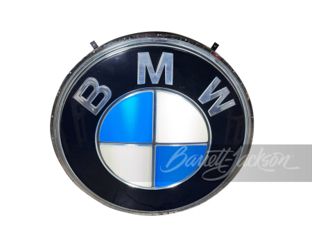 LARGE VINTAGE BMW AUTOMOBILES LIGHT-UP SIGN