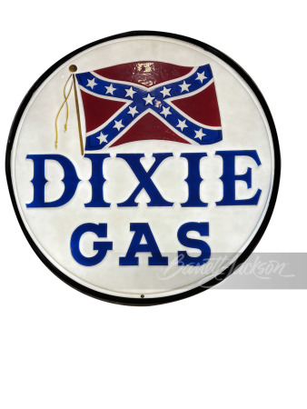 1960S DIXIE GASOLINE LIGHT-UP SIGN