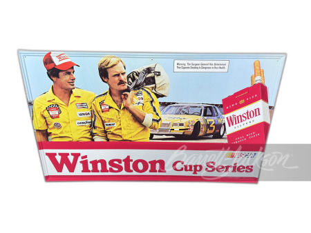 1982 NASCAR WINSTON CUP SERIES/WINSTON CIGARETTES TIN SIGN