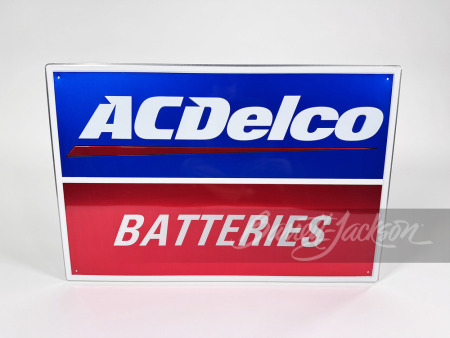 VINTAGE AC DELCO BATTERIES TIN SIGN