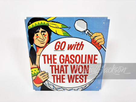 1960S PHILLIPS 66 TIN SIGN