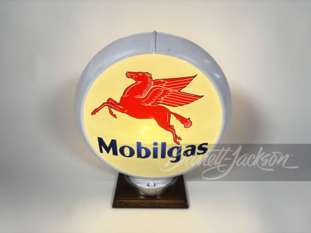 LATE 1940S-EARLY '50S MOBILGAS GAS PUMP GLOBE