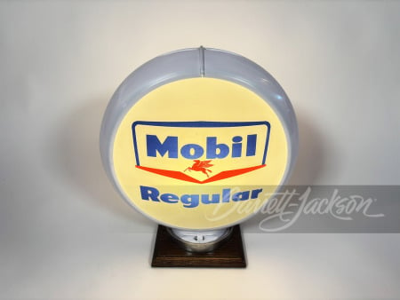 LATE 1950S-EARLY '60S MOBIL REGULAR GASOLINE GAS PUMP GLOBE