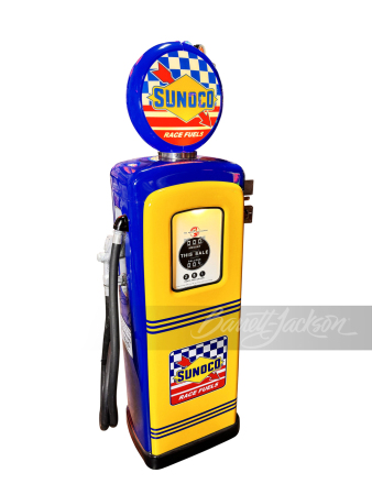 LATE 1940S-EARLY '50S SUNOCO OIL WAYNE 80 RACING FUELS GAS PUMP