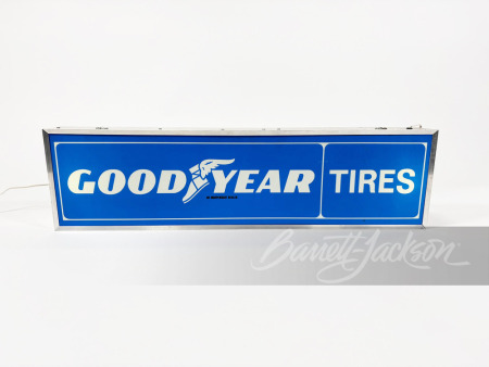 CIRCA 1970S GOODYEAR TIRES LIGHT-UP CLOCK