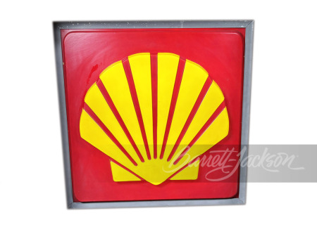 VINTAGE SHELL OIL LIGHT-UP SIGN