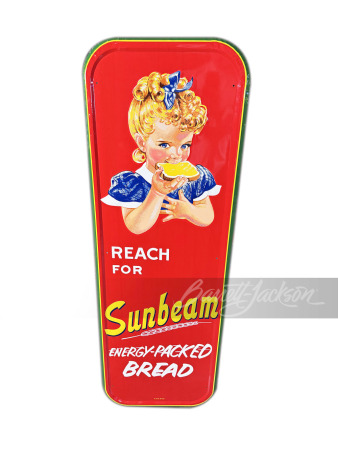 1953 SUNBEAM BREAD TIN SIGN