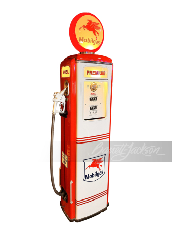 LATE 1940S-50S MOBILGAS TOKHEIM 39 TALL GAS PUMP