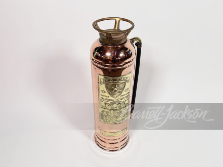 1920S RED STAR COPPER AND BRASS FIRE EXTINGUISHER