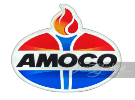 VINTAGE STANDARD AMOCO OIL LIGHT-UP SIGN