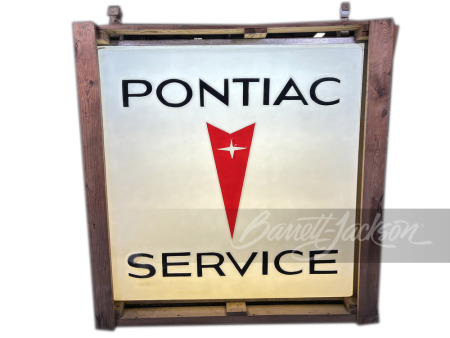 LATE 1970S PONTIAC SERVICE LIGHT-UP SIGN