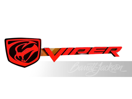 LARGE DODGE VIPER LIGHT-UP CHANNEL-LETTER SIGN