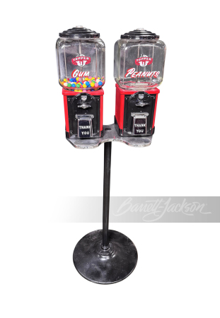 1940S-50S TOPPER DUAL GUMBALL/PEANUT MACHINES