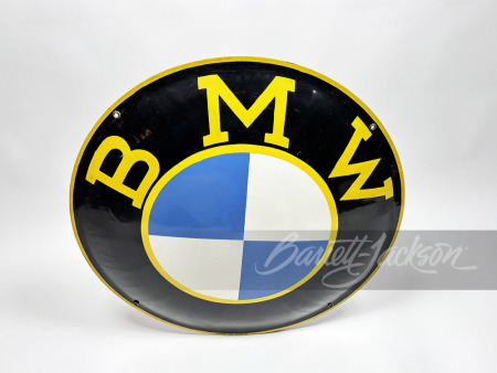 LATE 1950S-EARLY '60S BMW PORCELAIN SIGN