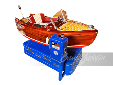 1950S CHRIS-CRAFT WOODY SPEEDBOAT COIN-OPERATED KIDDIE RIDE