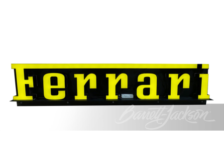 1980s-90s FERRARI DEALERSHIP SINGLE-SIDED SIGN