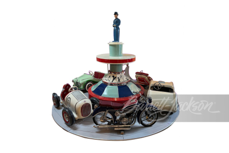 1950S HENNECKE MINIATURE TRANSPORTATION-THEMED CAROUSEL