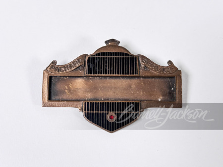 1920S PACKARD ENAMELED NAME BADGE