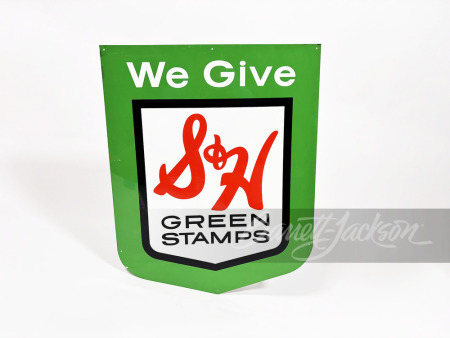 1960S S&H GREEN STAMPS TIN SIGN