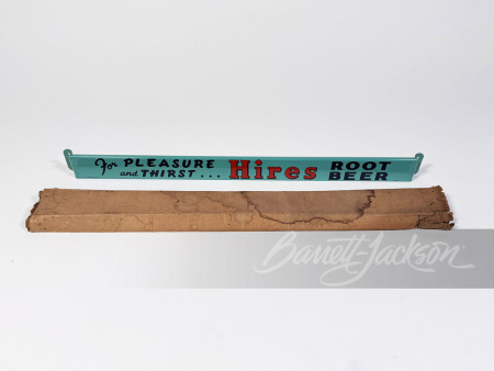 LATE 1940S-EARLY '50S HIRES ROOT BEER METAL PUSH BAR