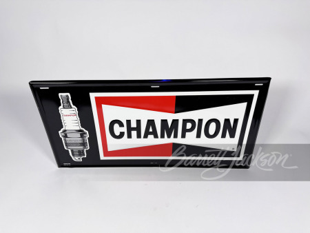 VINTAGE CHAMPION SPARK PLUGS TIN SIGN