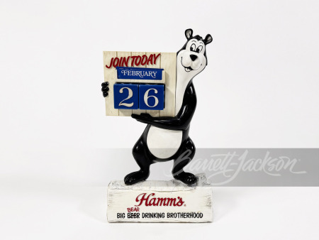 EARLY 1960S HAMM'S BEER THREE-DIMENSIONAL CALENDAR