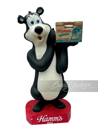 1960S STYROFOAM HAMM'S BEAR THREE-DIMENSIONAL STATUE