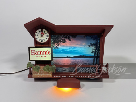 LATE 1950-EARLY '60S HAMM'S BEER SUNRISE/SUNSET LIGHT-UP SIGN