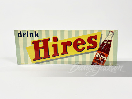 1950S HIRES ROOT BEER TIN SIGN