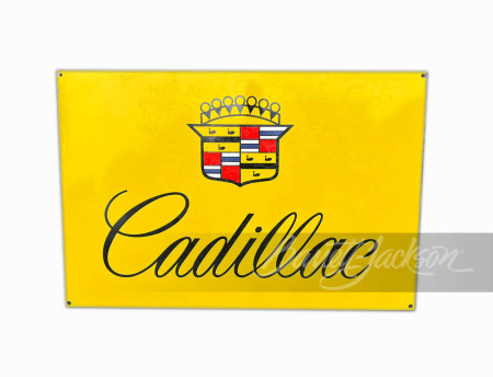 LATE 1950S-EARLY '60S CADILLAC PORCELAIN SIGN