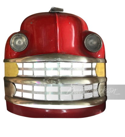 VINTAGE BUMPER CAR FRONT-END WALL ART