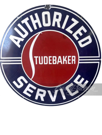 STUDEBAKER AUTOMOBILES PORCELAIN SIGN