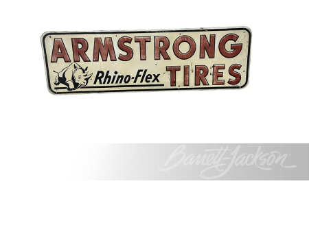 VINTAGE ARMSTRONG TIRES TIN SIGN