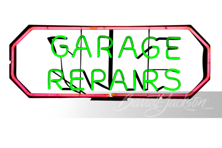 1930S-40S ''GARAGE REPAIRS'' NEON SIGN