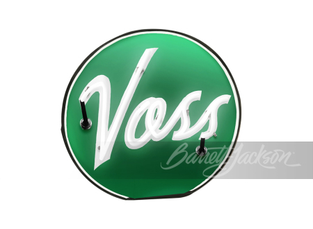 VOSS DRUGS NEON PORCELAIN SIGN