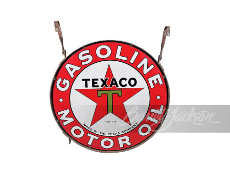 1930S TEXACO OIL PORCELAIN SIGN