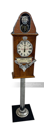 1920S ARCADE STRIKING CLOCK STRENGTH-TESTER