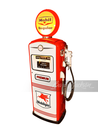 MID-1950S MOBIL GASOLINE BENNETT MODEL #966 GAS PUMP