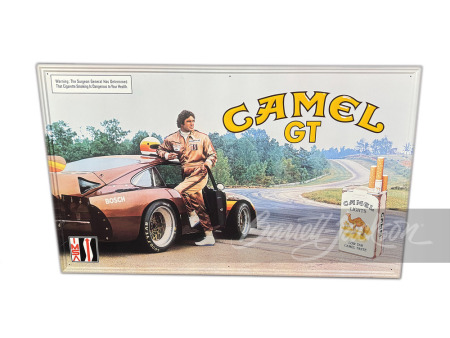 LARGE 1982 CAMEL CIGARETTES GT IMSA RACING SIGN