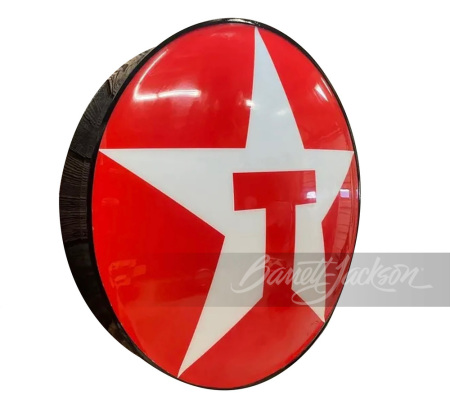 VINTAGE TEXACO OIL LIGHT-UP SIGN