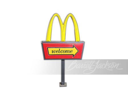 VINTAGE MCDONALD'S LIGHT-UP ENTRANCE SIGN