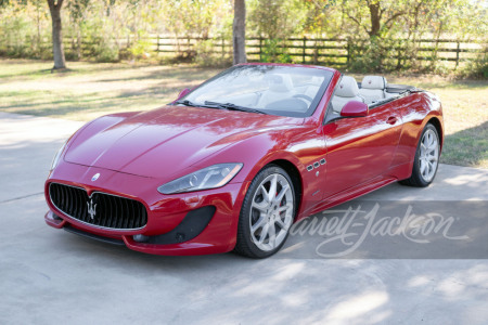 2013 MASERATI GRANTURISMO-S CONVERTIBLE