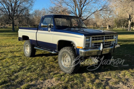 1987 CHEVROLET K10 SILVERADO CUSTOM PICKUP