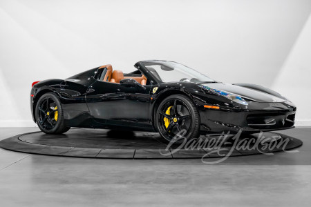 2012 FERRARI 458 SPIDER