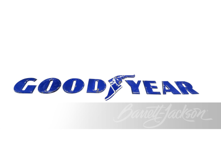 1950S GOODYEAR TIRES PORCELAIN LETTER SIGN SET